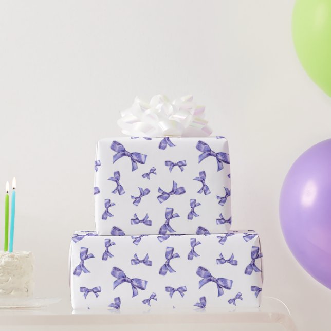 French Lavender Pattern Geschenkpapier (Partygeschenke)