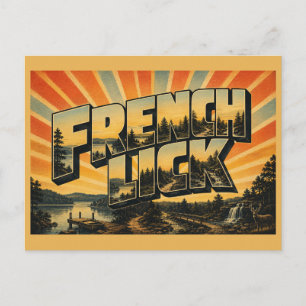 French Lick Indiana National Forest Patoka Lake Postkarte