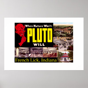 French Lick, Indiana Poster vintage