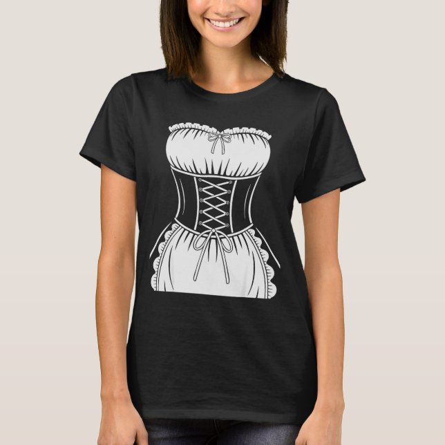 French Maid Shirt Adult Men Women Anime Cosplay Co (Vorderseite)