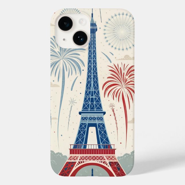 French National Day. July 14 every year Case-Mate iPhone 14 Hülle (Rückseite)