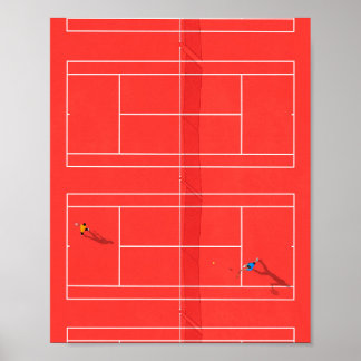 French Open Tennis Grand Slam Poster