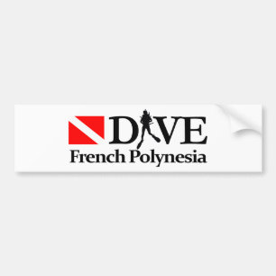 French Polynesia DV4 Autoaufkleber