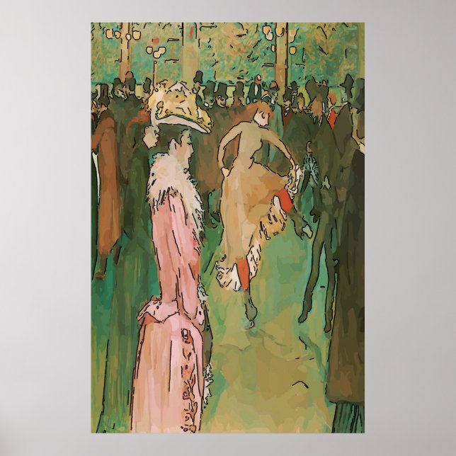 French Quarter Dancers Poster (Vorne)