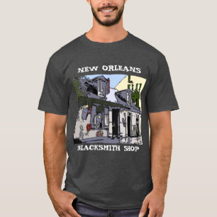 French Quarter Vintag Black Smith Shop T - Shirt