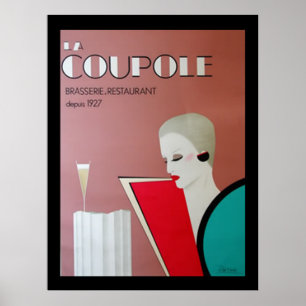 French Restaurant Vintage poster französisch