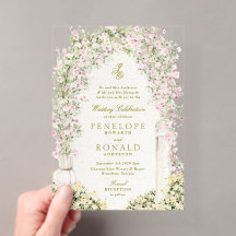 french romantic garden arch monogram royal wedding
