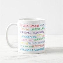 French Sayings Classic Mug, 325 ml Coffee Mug
