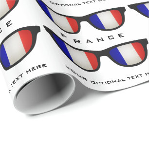 French Shades - Sondertext und Farbenverpackung Geschenkpapier