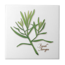 French Tarragon Herb Tile Fliese