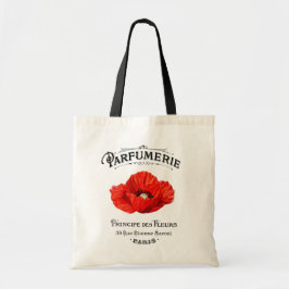 French Vintag Perfume Maker Red Poppy Paris Tragetasche