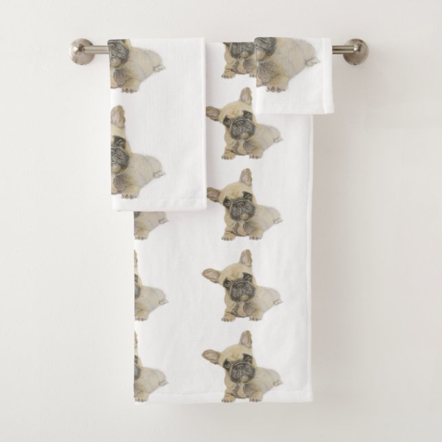 Frenchie Badhandtuch Set (Insitu)