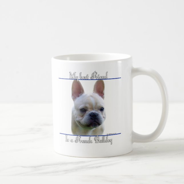 Frenchie Best Friend 2 Kaffeetasse (Rechts)