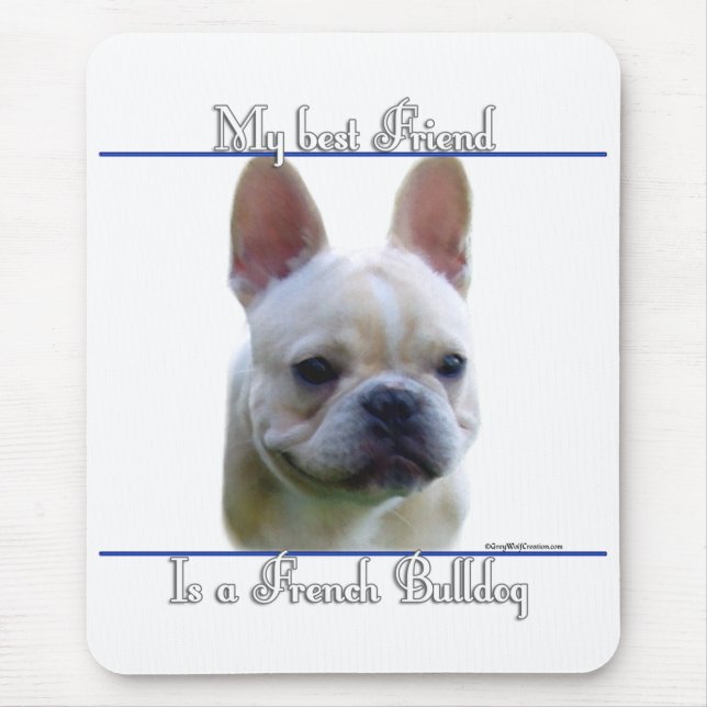 Frenchie Best Friend 2 Mousepad (Vorne)