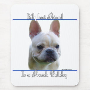 Frenchie bester Freund 2 Mousepad