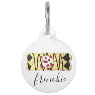 Frenchie Bulldog French Food Crêpe Dessert Pancake Haustiermarke