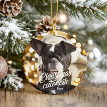 Frenchie Christmas Cuteness Niedlich Holiday Ornam