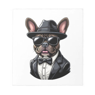 Frenchie der Gangster Notizblock