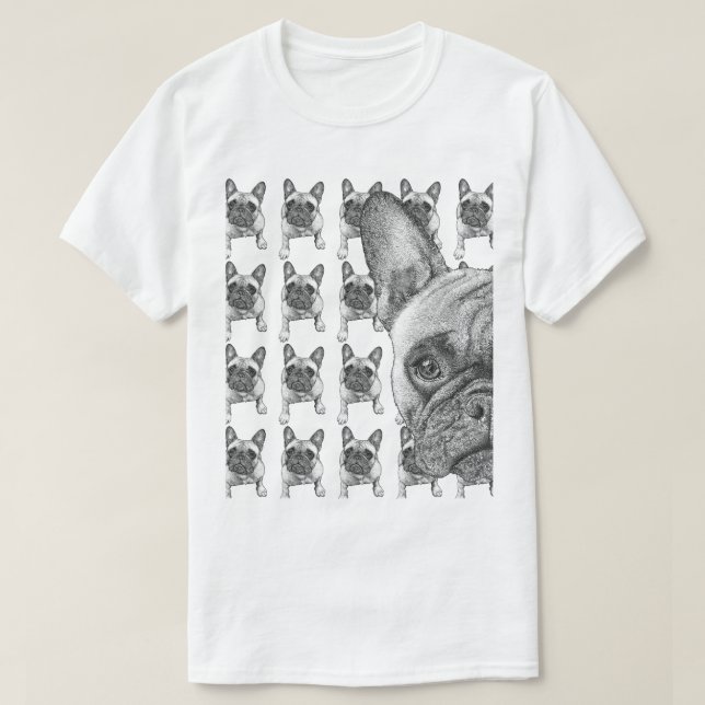Frenchie Face T-Shirt (Design vorne)