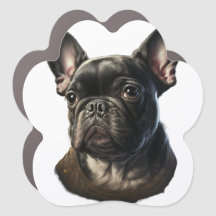 Frenchie Französische Bulldogge Auto Magnet