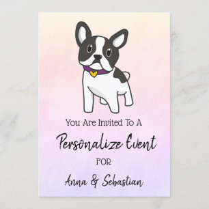 *~* Frenchie Französische Bulldogge Event Süße Ein Einladung