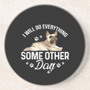 Frenchie French Bulldog Dog Lover Pet Ohrs Womens Getränkeuntersetzer