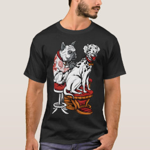 Frenchie Frenchie Mops Dalmatiner French Bulldog T T-Shirt