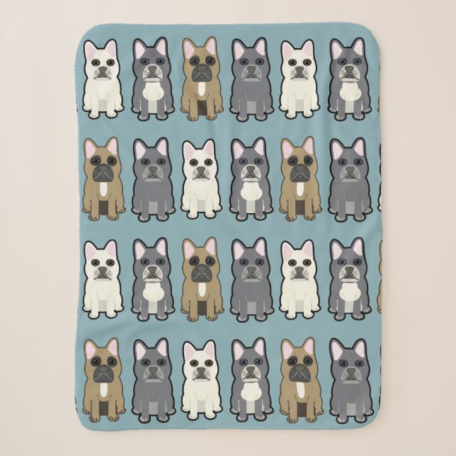 Frenchie Freunde Sherpadecke (Vorderseite)