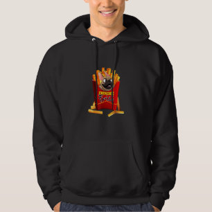 Frenchie Fries French Bulldog Graphic Fast Food Ar Hoodie