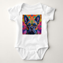 Frenchie Fun Birthday Fantasy Baby Strampler