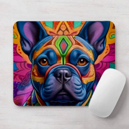 Frenchie Fun Geburtstagsfantasie Mousepad