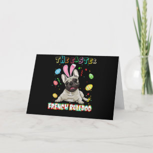 Frenchie Geschenk   Der Osthase French Bulldog Karte
