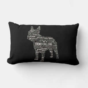 Frenchie Gift   I Liebe mein Bulldoge Lendenkissen