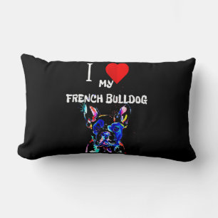 Frenchie Gift   I Liebe Mein Französischer Bulldog Lendenkissen