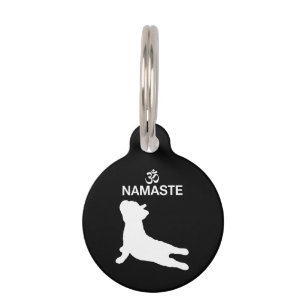 Frenchie Gift Namaste French Bulldog Gift Haustiermarke