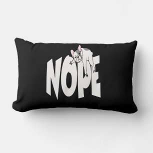 Frenchie Gift Niedlich Nope French Bulldog Lendenkissen
