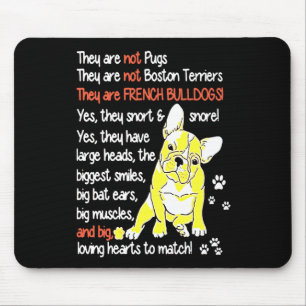 Frenchie Gift Sie sind französische Bulldogs Mousepad