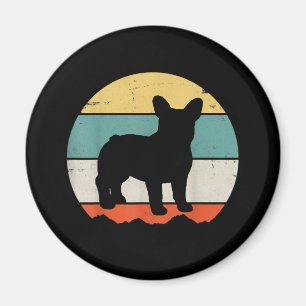 Frenchie Gift Vintages Französisches Bulldog-Ges Magnet