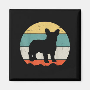 Frenchie Gift Vintages Französisches Bulldog-Ges Magnet