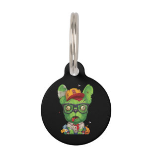 Frenchie Gift Zombie French Bulldog Haustiermarke