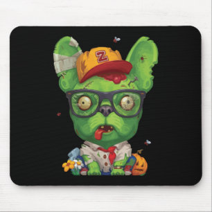 Frenchie Gift   Zombie French Bulldog Mousepad