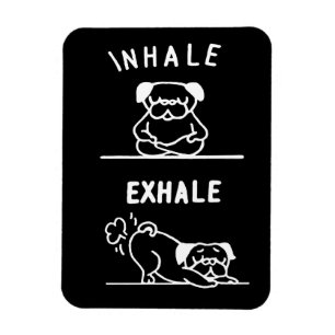 Frenchie Gift   Zur Inhalation von Exhale Magnet