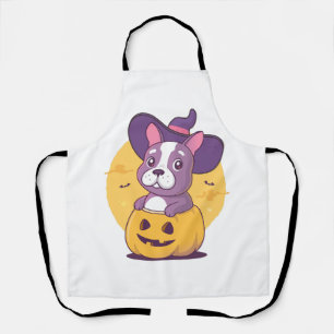 Frenchie Halloween Schürze