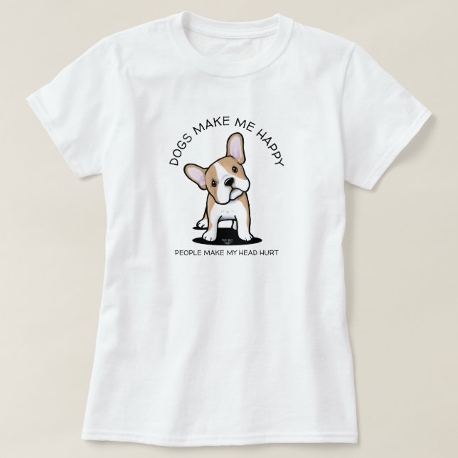 Frenchie KiniArt T - Shirt (Design vorne)