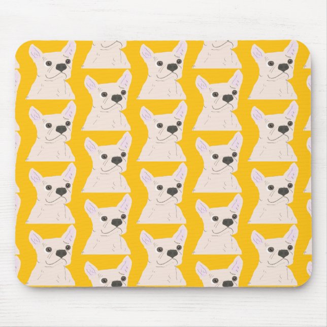 Frenchie-Liebhaber Mousepad (Vorne)