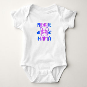 Frenchie Mama Bulldog für Hunde Mama Mama Funny Baby Strampler