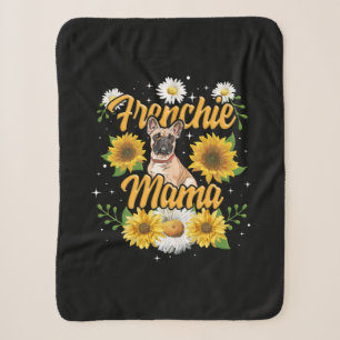Frenchie Mama French Bulldog Dog Sunflower Sherpadecke