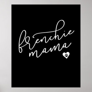 Frenchie Mama | French Bulldog | Hundegabe Poster
