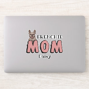 Frenchie Mama French Bulldog Liebhaber Braun Aufkleber