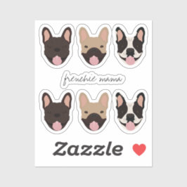 Frenchie Mama French Bulldogs Aufkleber